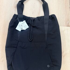 Lululemon Athletica Black Dual Function Tote